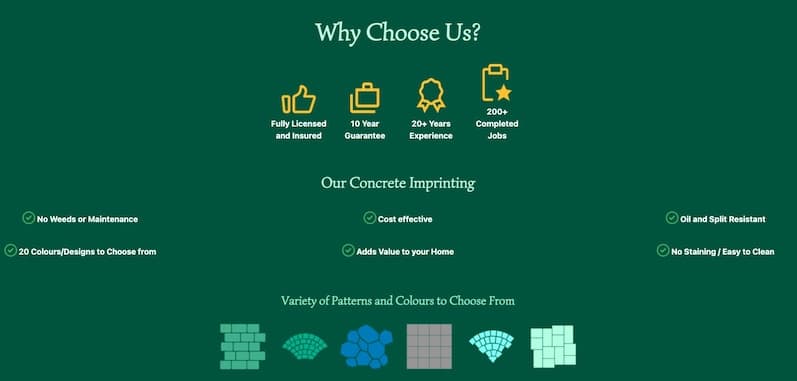 Central Landscaping website on laptop