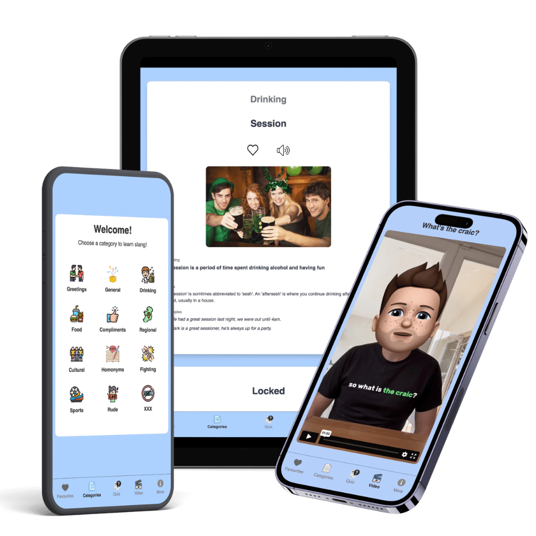 Irish Slang app screenshot