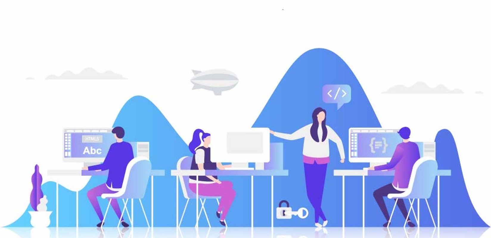 Web development process—design, coding and collaboration